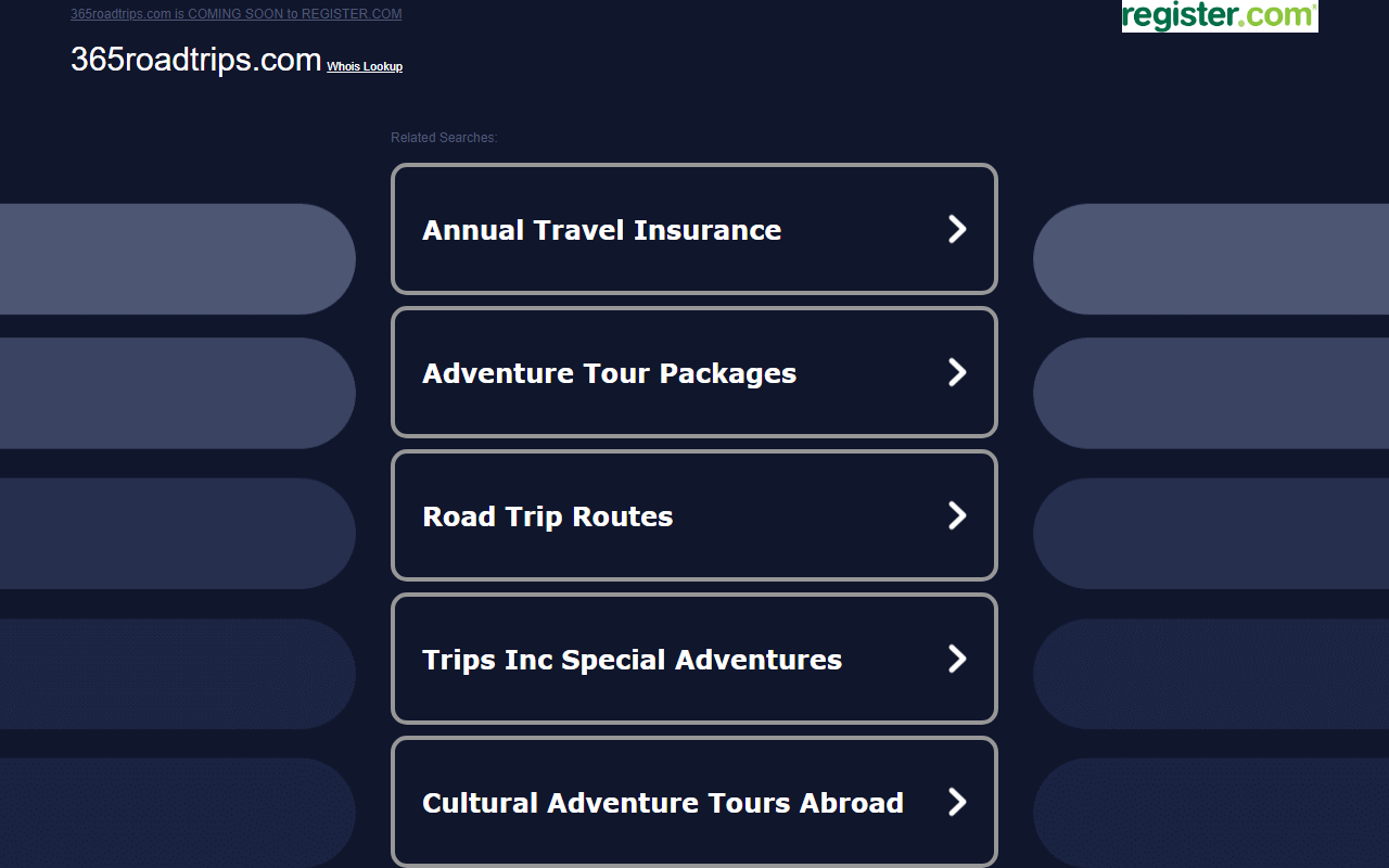 365roadtrips.com screenshot
