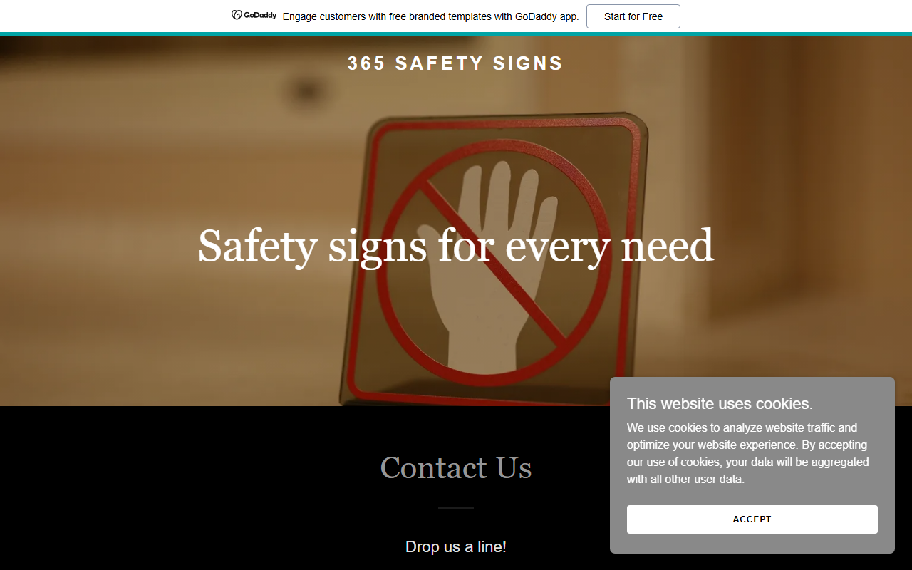 365safetysigns.com screenshot