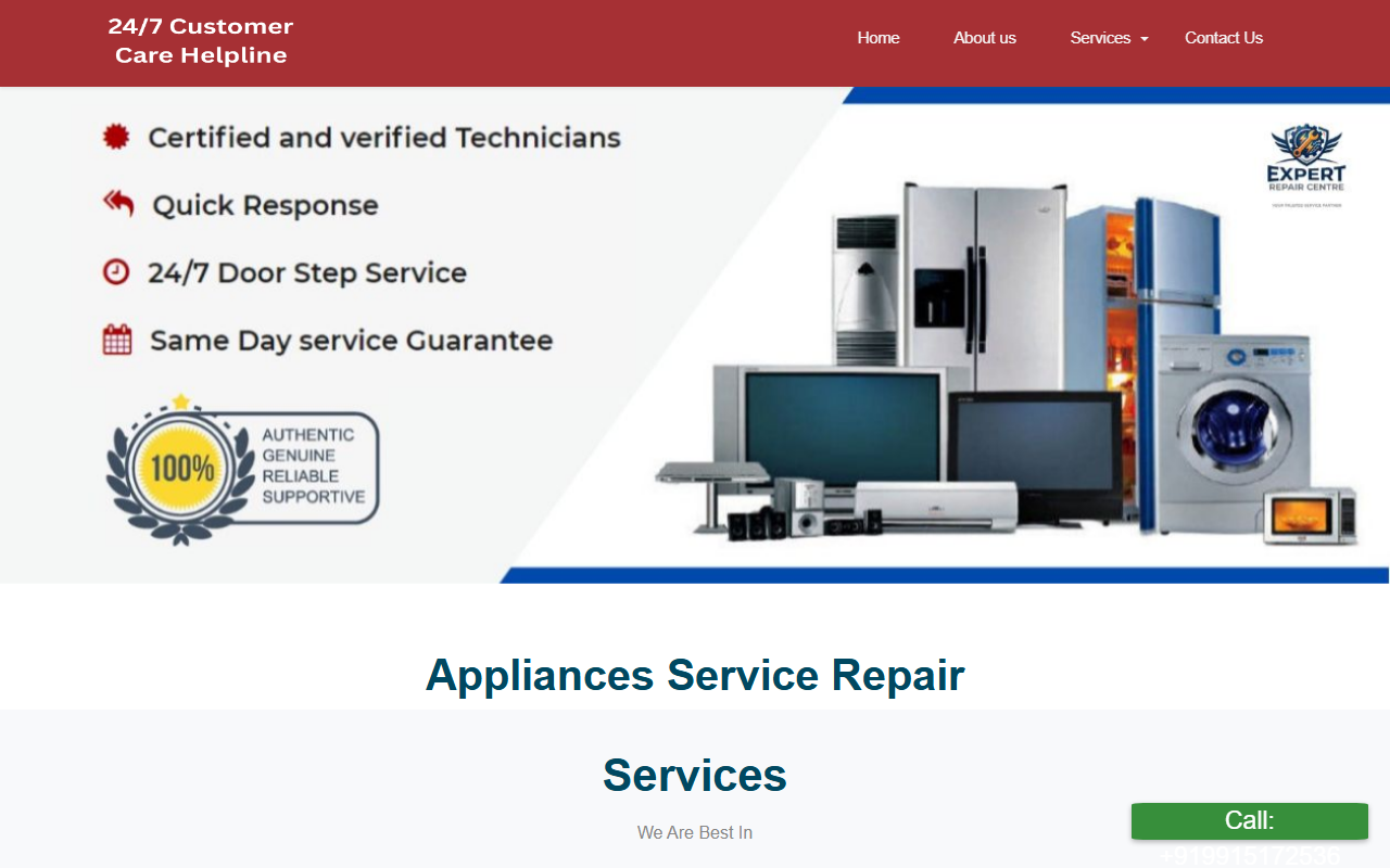 365servicecentre.com screenshot