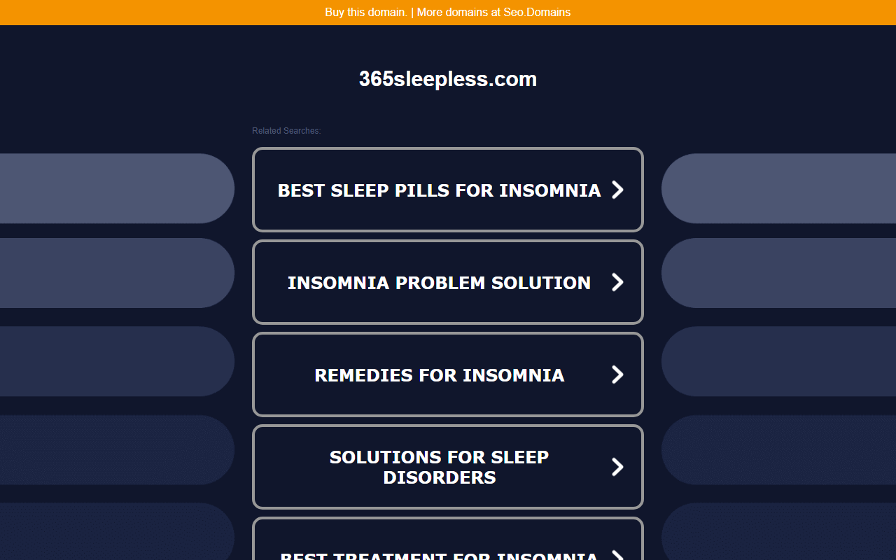 365sleepless.com screenshot