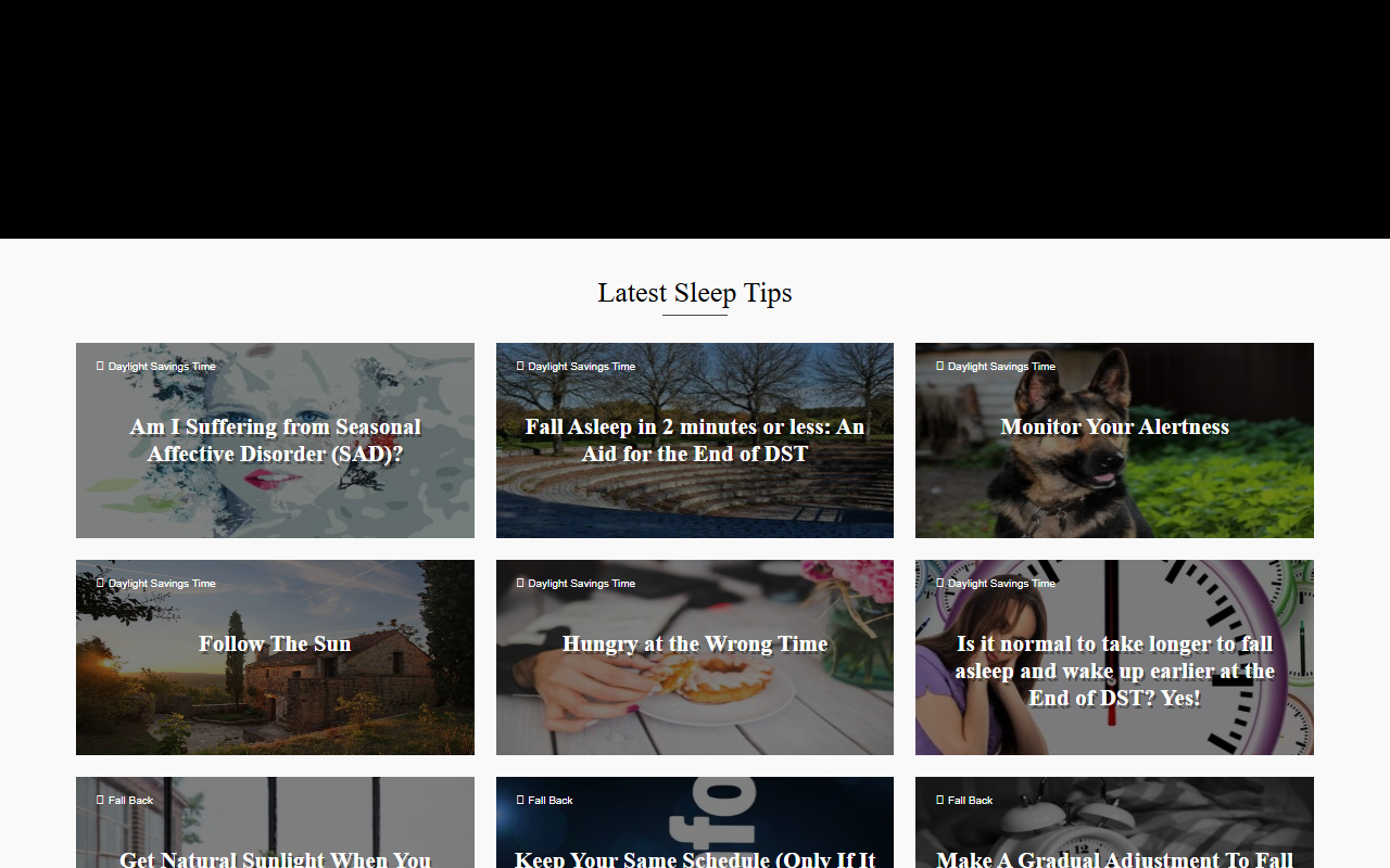 365sleeptips.com screenshot