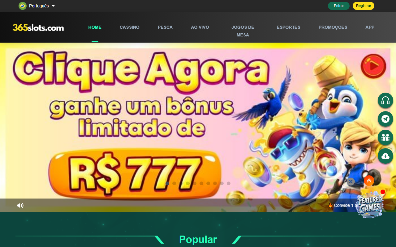 365slots77.com screenshot