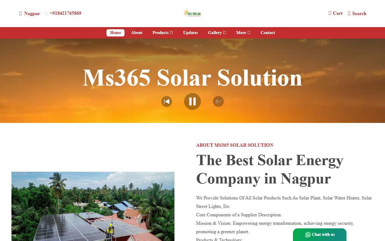 365solarsolution.com screenshot