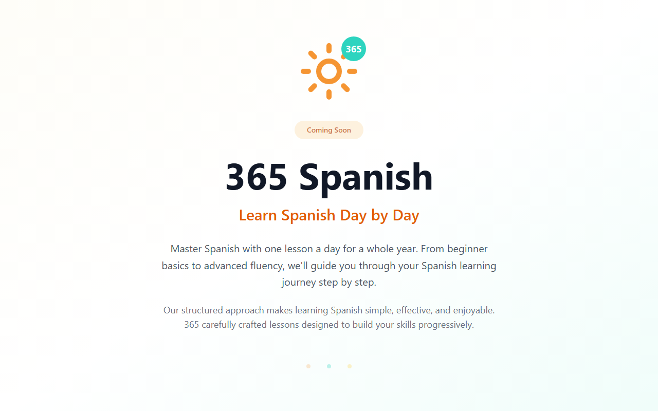 365spanish.com screenshot