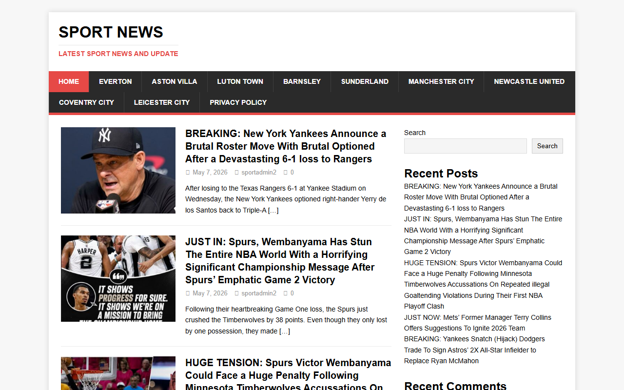 365sportcenter.com screenshot