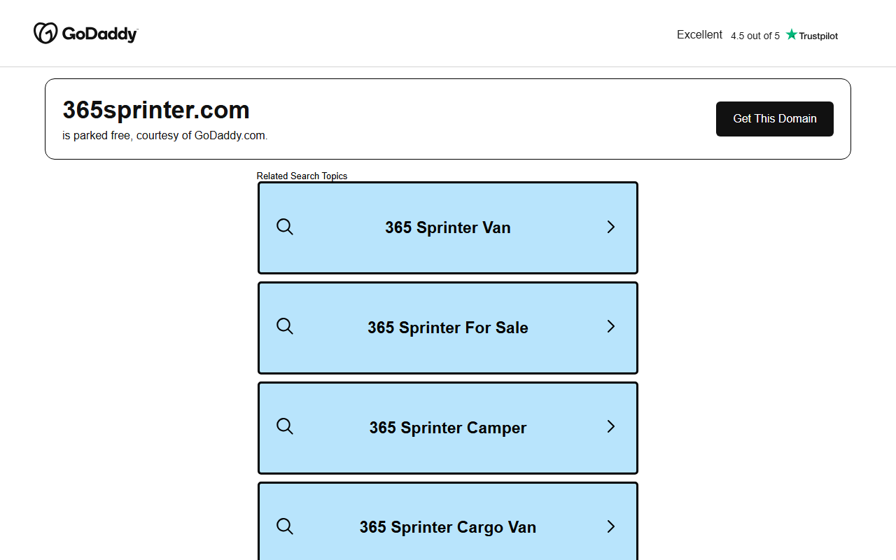 365sprinter.com screenshot