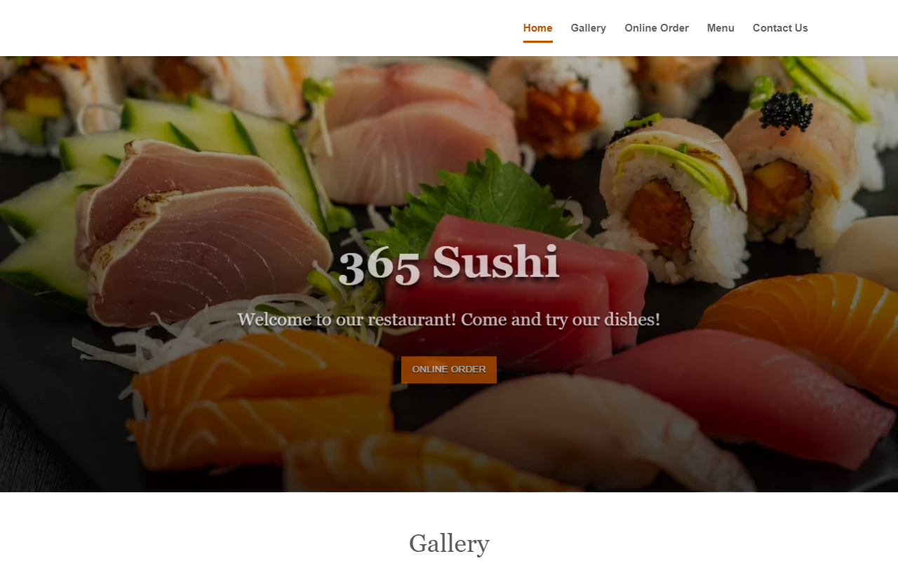 365sushipdx.com screenshot
