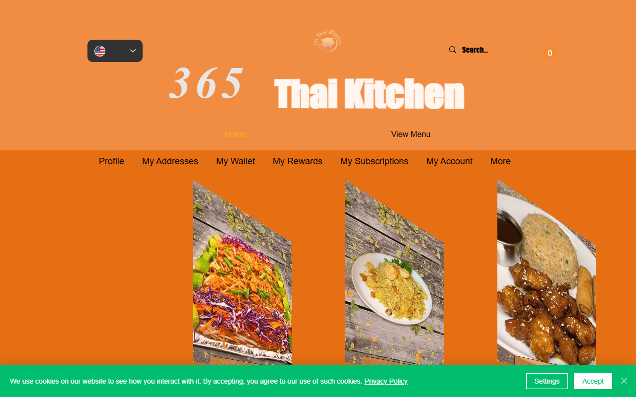 365thaikitchen.com screenshot