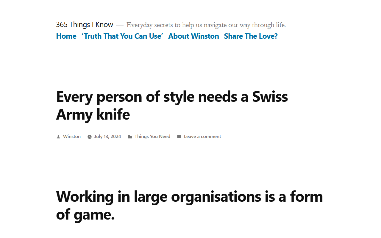365thingsiknow.com screenshot