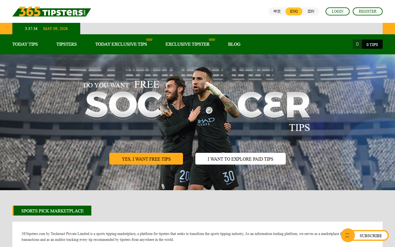 365tipsters.com screenshot
