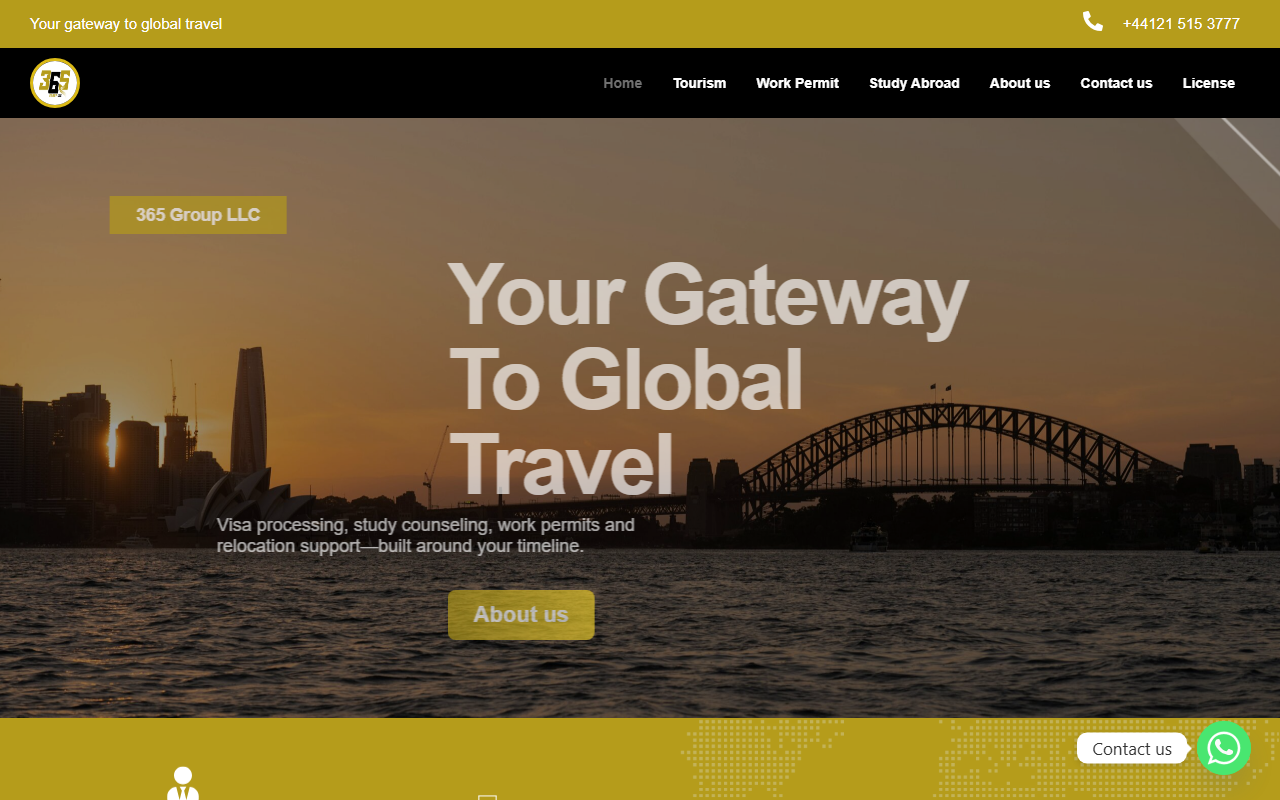 365travelgroup.com screenshot