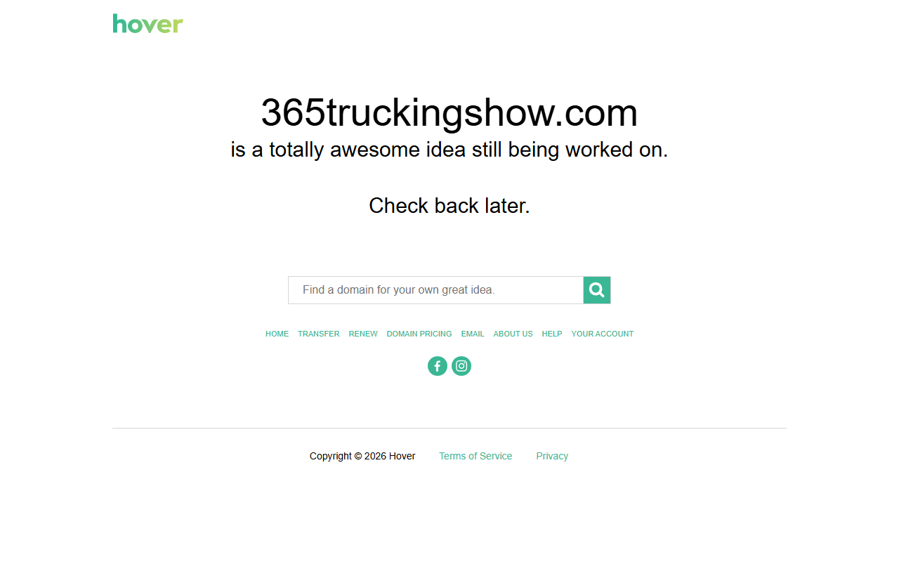 365truckingshow.com screenshot