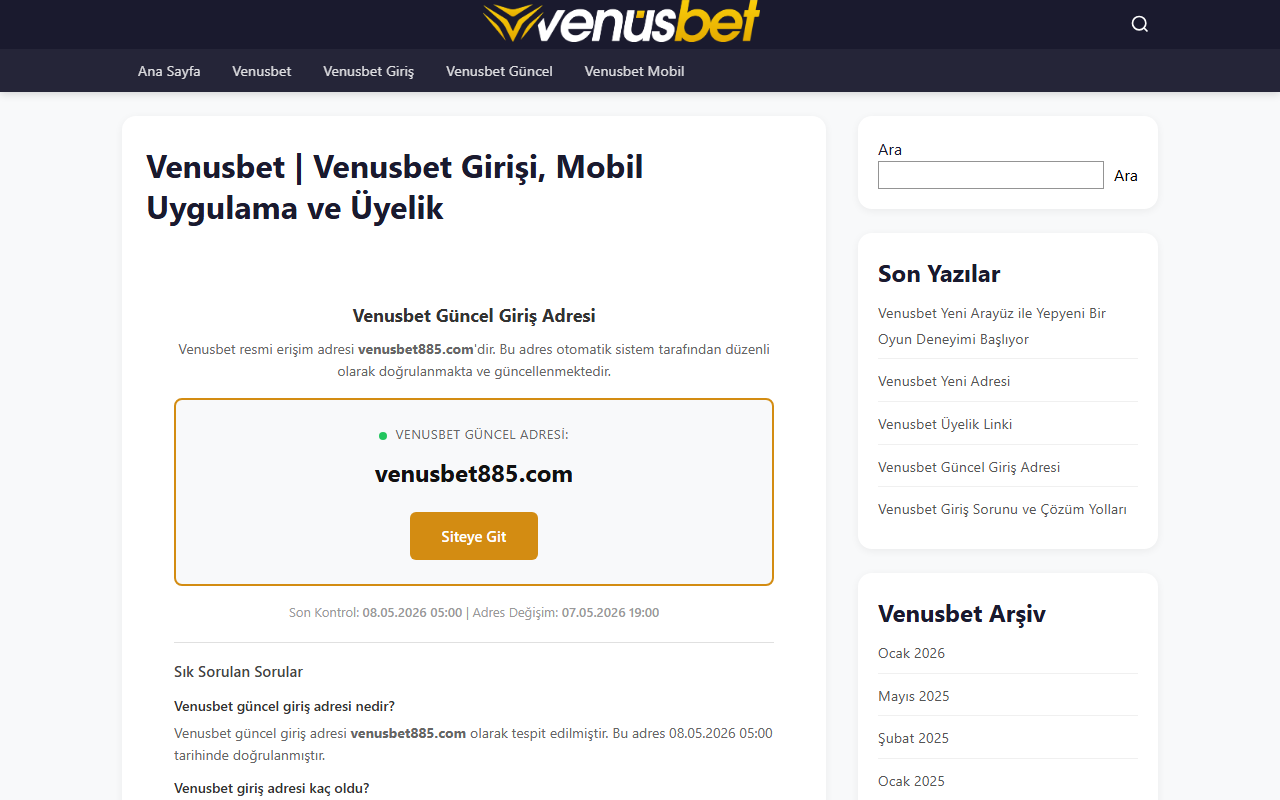365venusbet.com screenshot