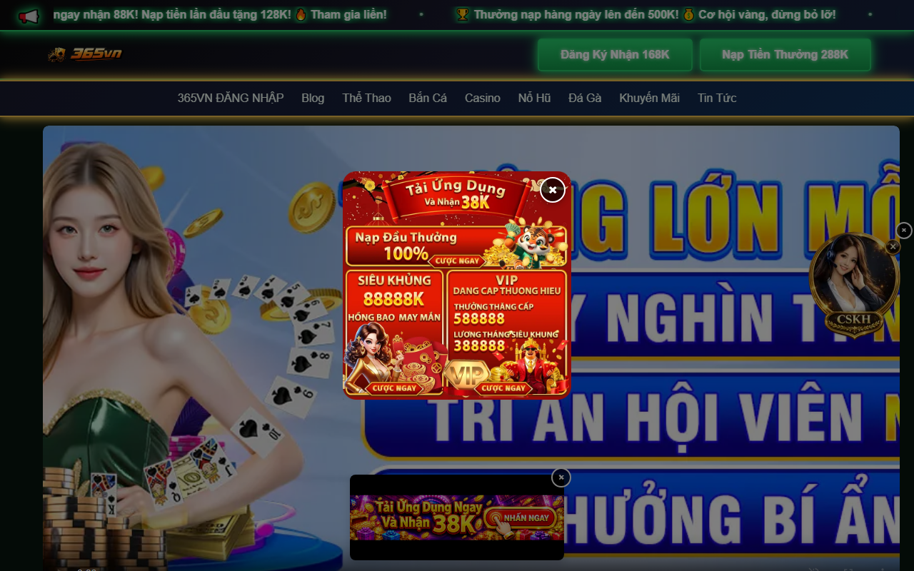 365vnloginbet.com screenshot