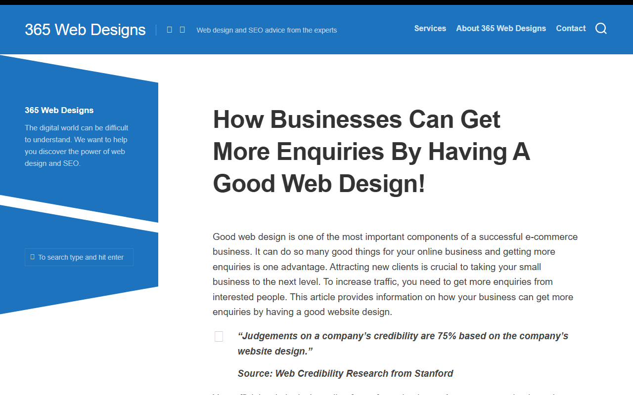 365webdesigns.com screenshot