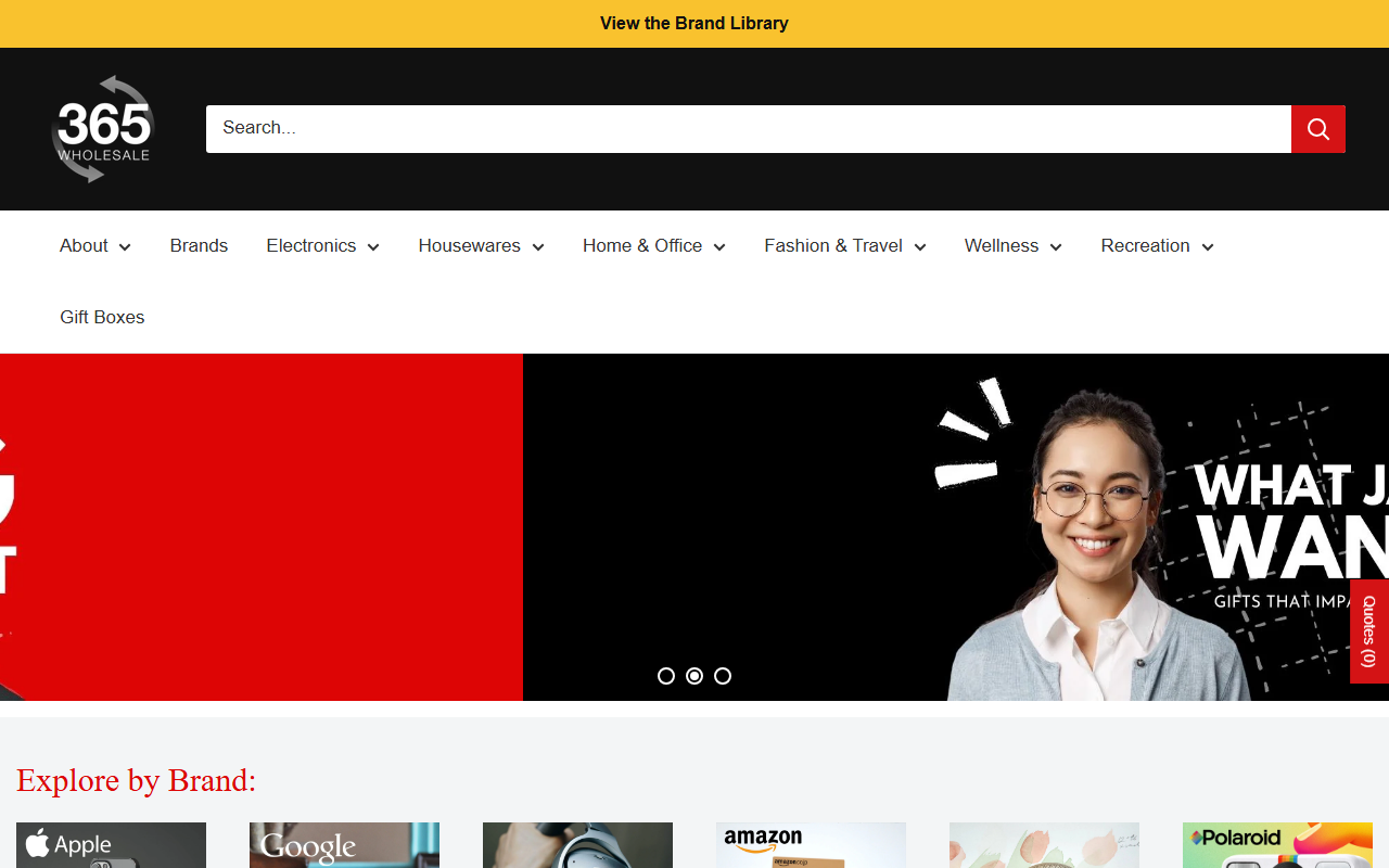 365wholesale.com screenshot
