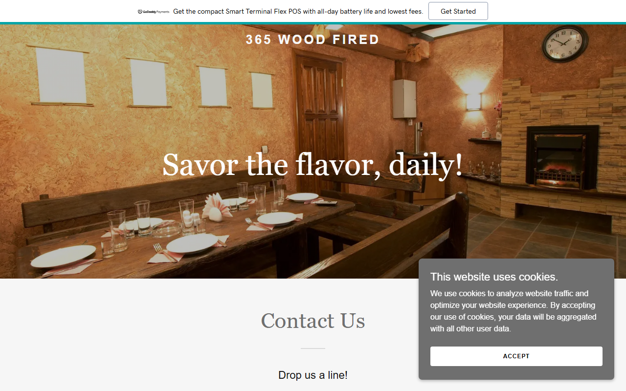 365woodfired.com screenshot