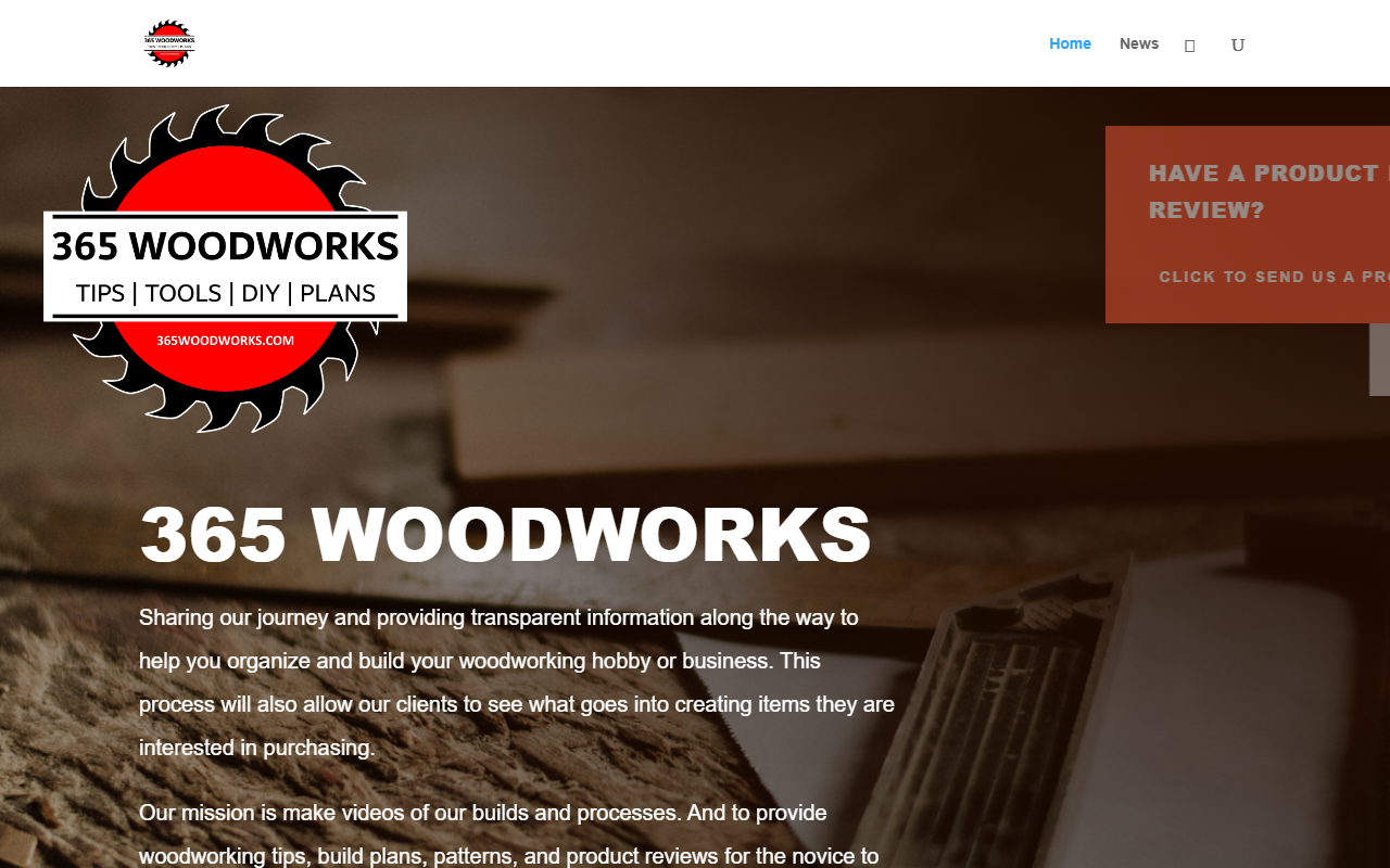 365woodworks.com screenshot