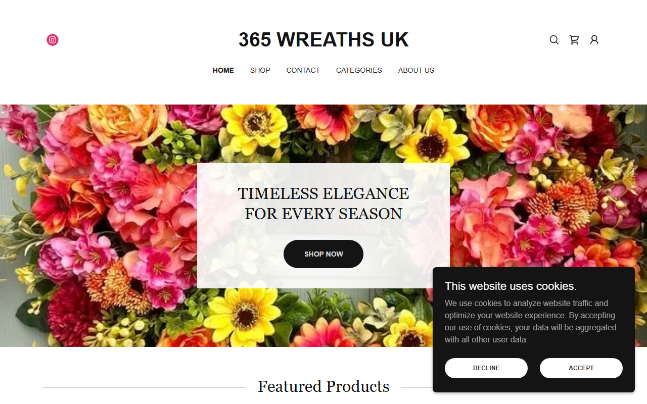 365wreathsuk.com screenshot