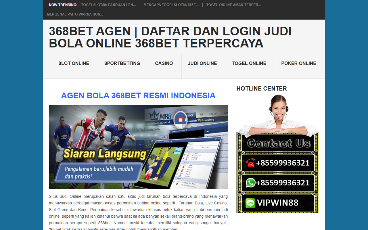 368betagen.com screenshot