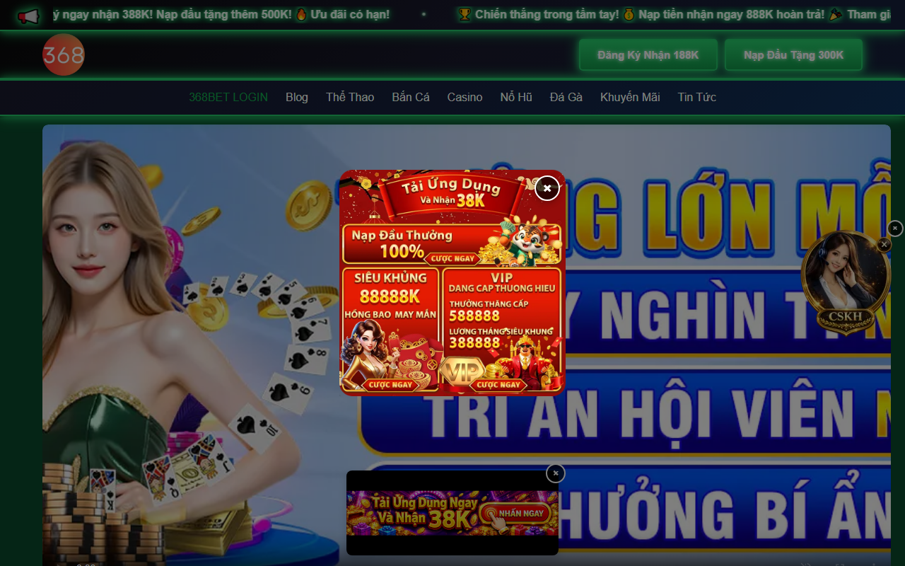 368betwins.com screenshot