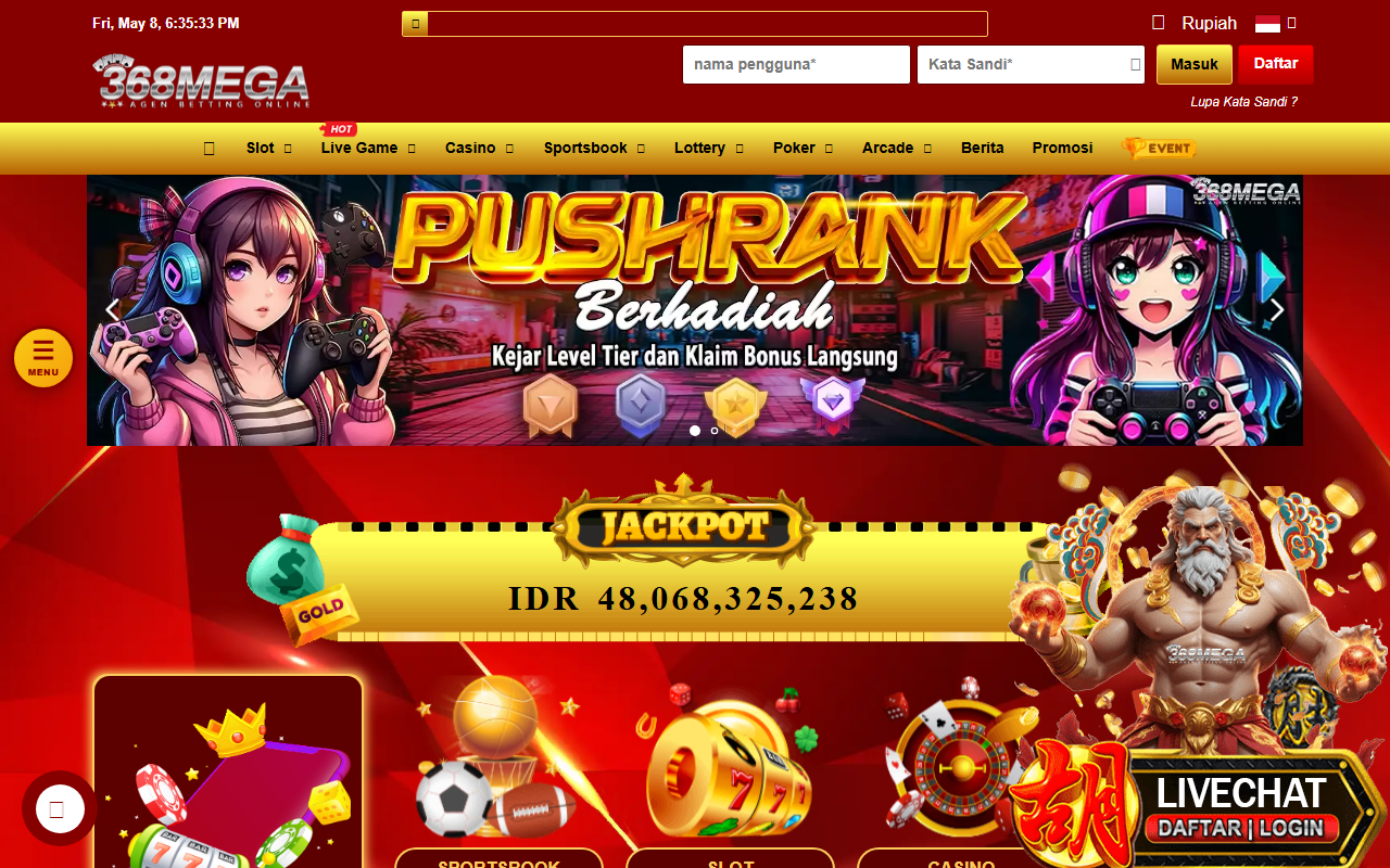 368mega-coblos.com screenshot