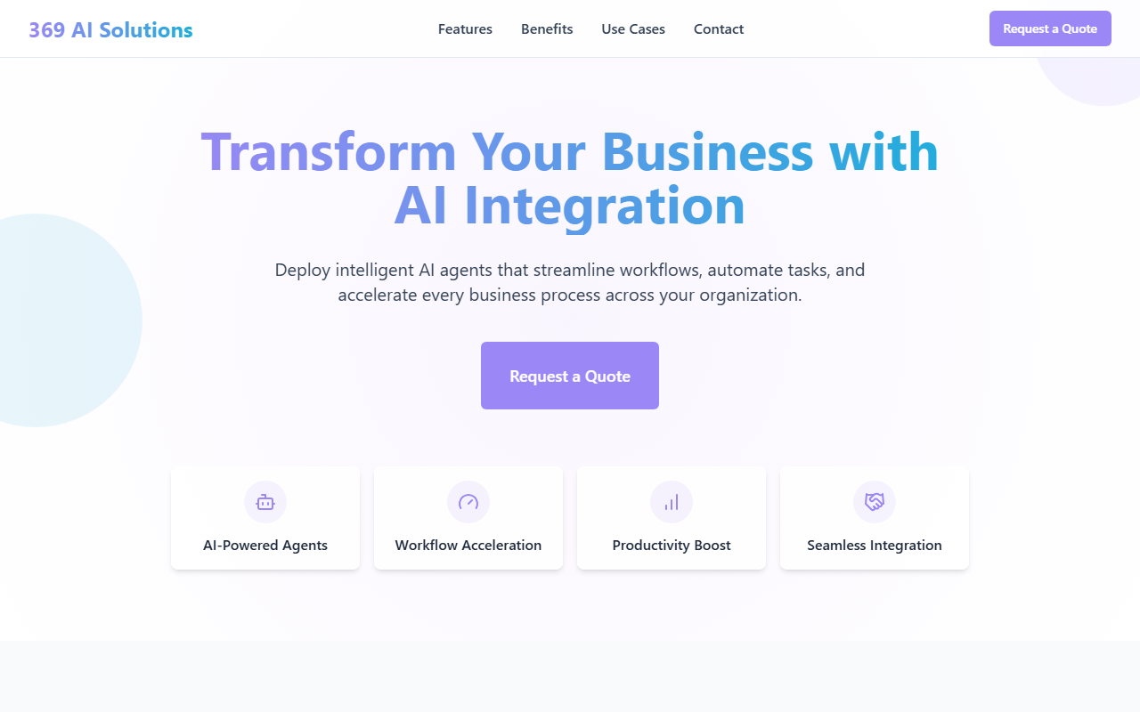 369aisolutions.com screenshot