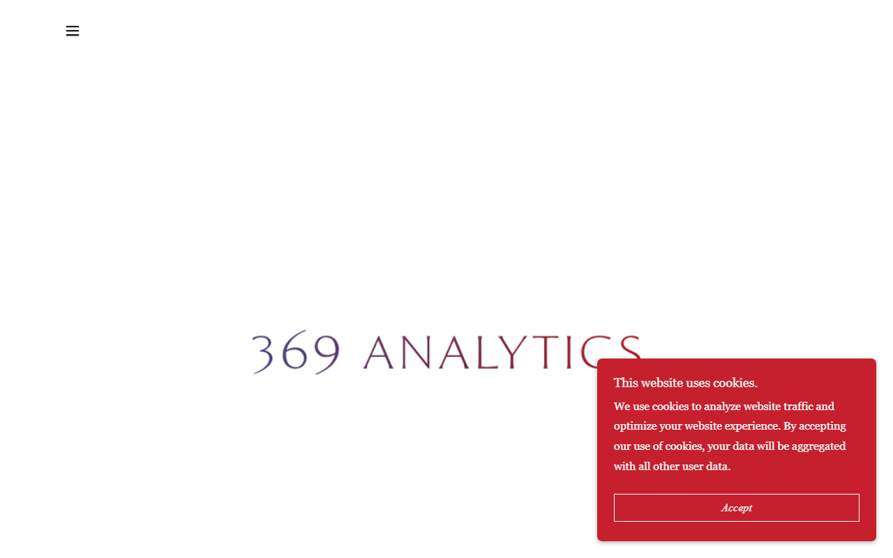 369analytics.com screenshot