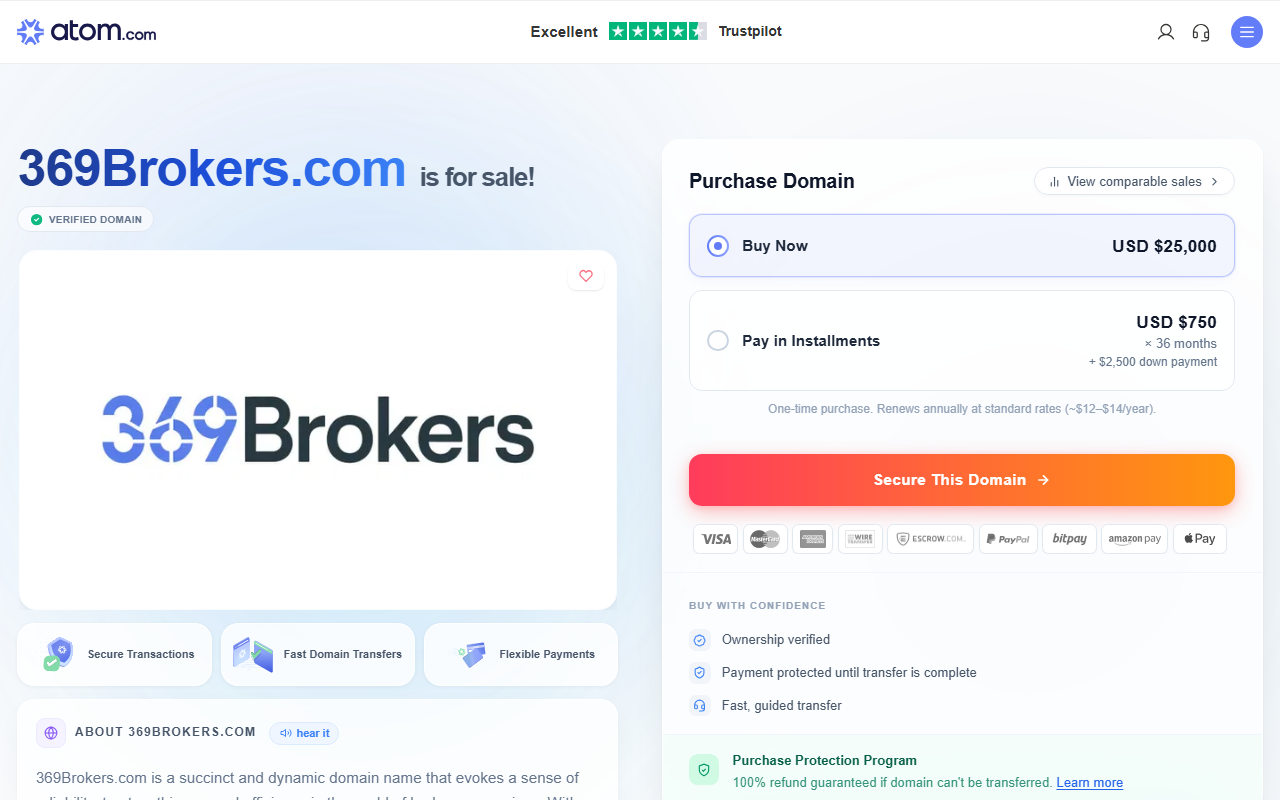 369brokers.com screenshot