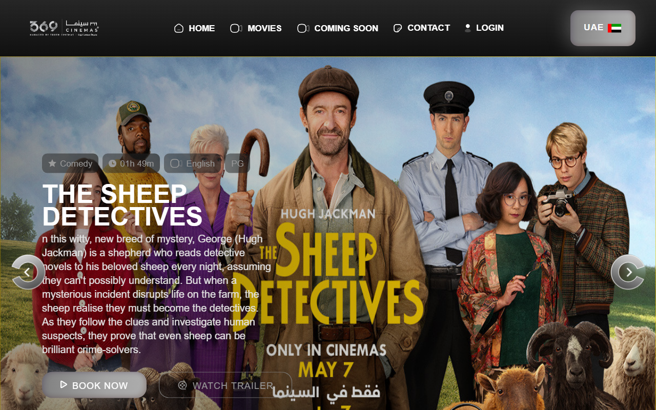 369cinemas.com screenshot