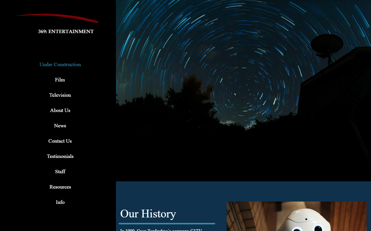 369entertainment.com screenshot