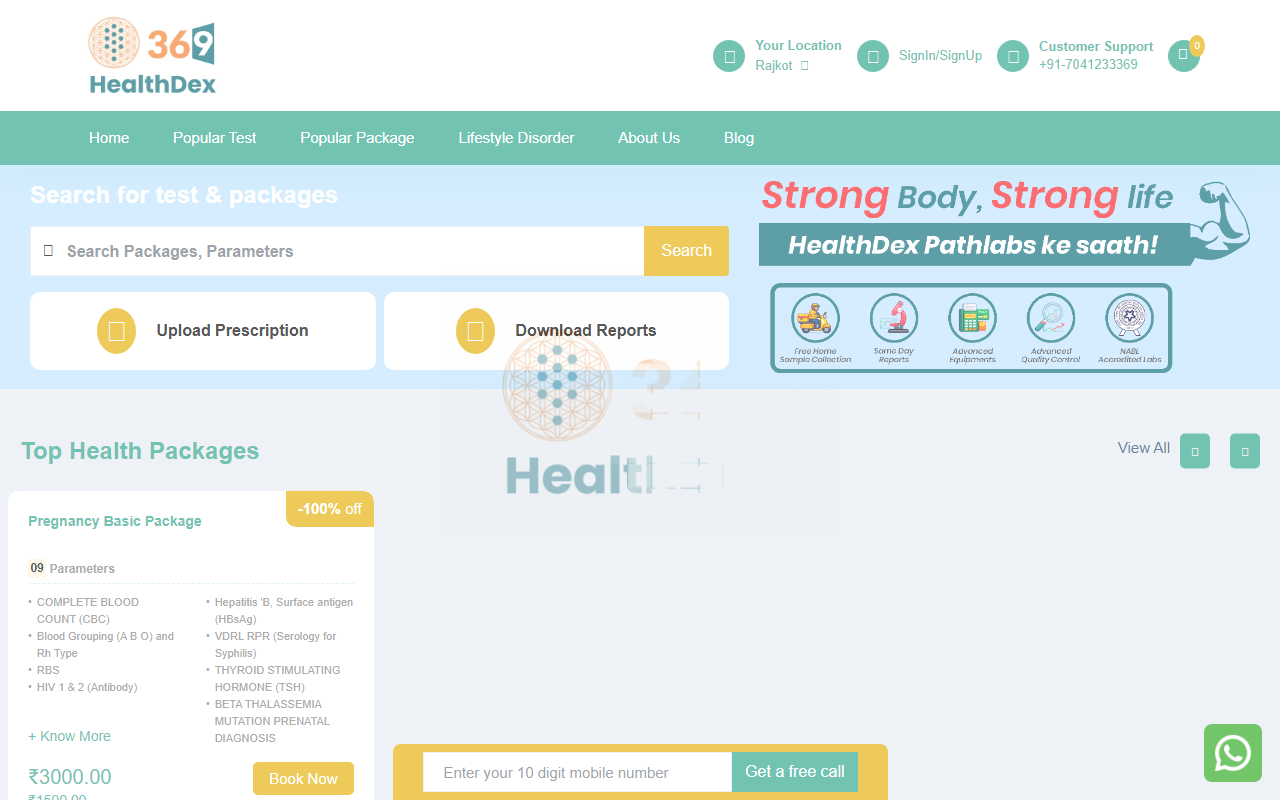 369healthdex.com screenshot