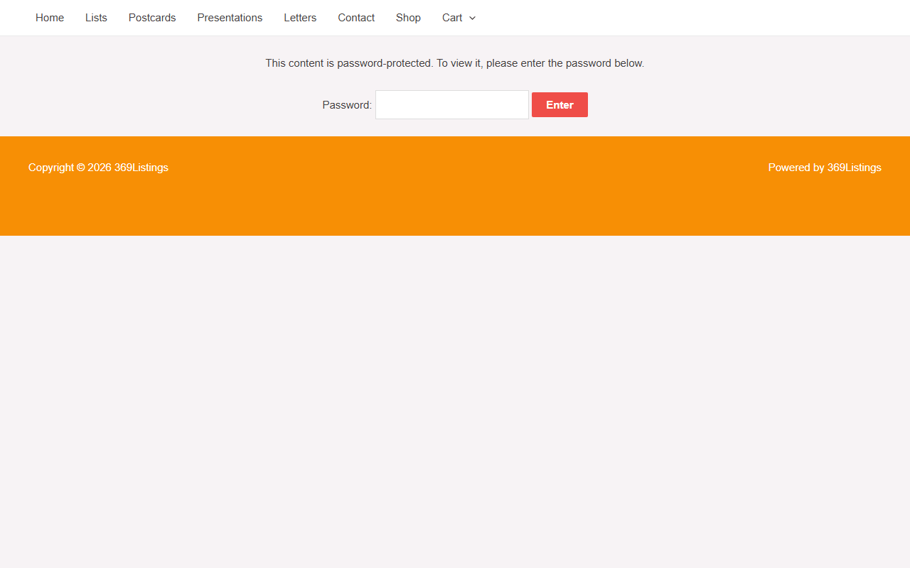 369listings.com screenshot