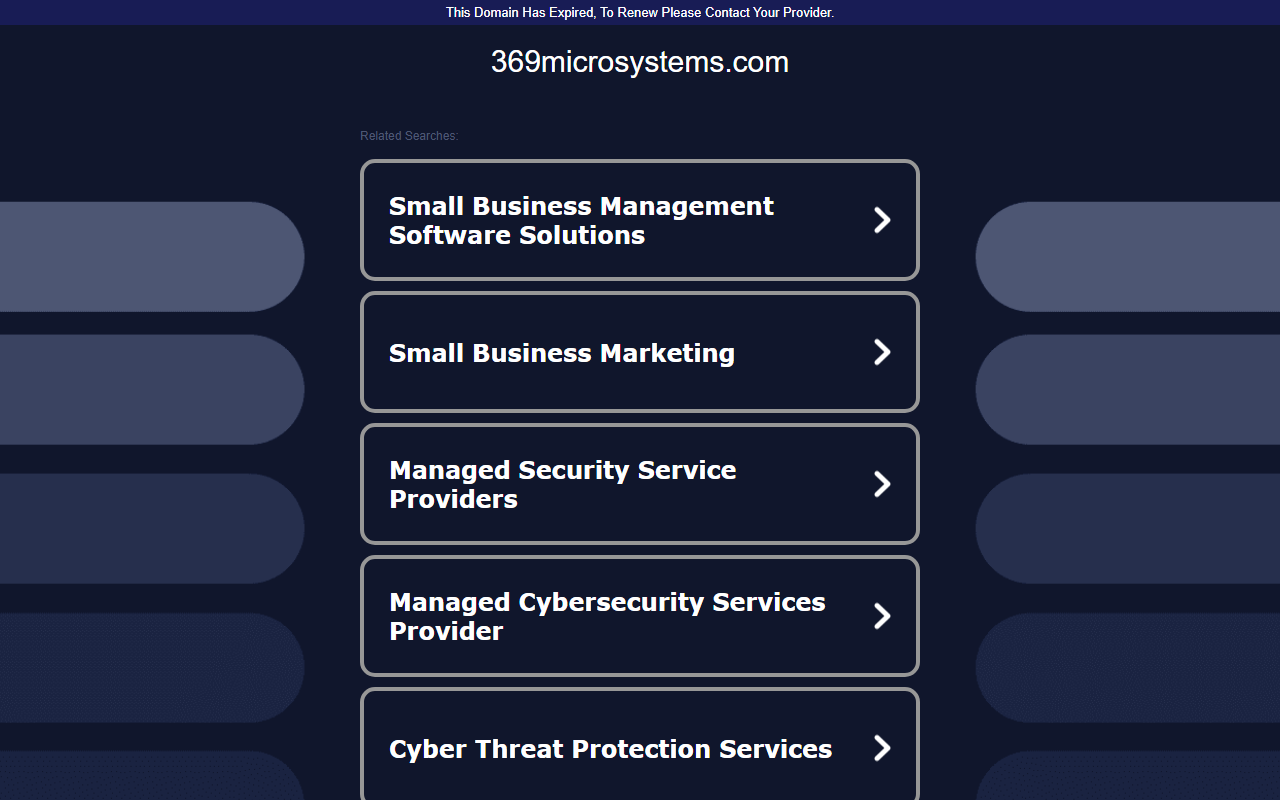 369microsystems.com screenshot