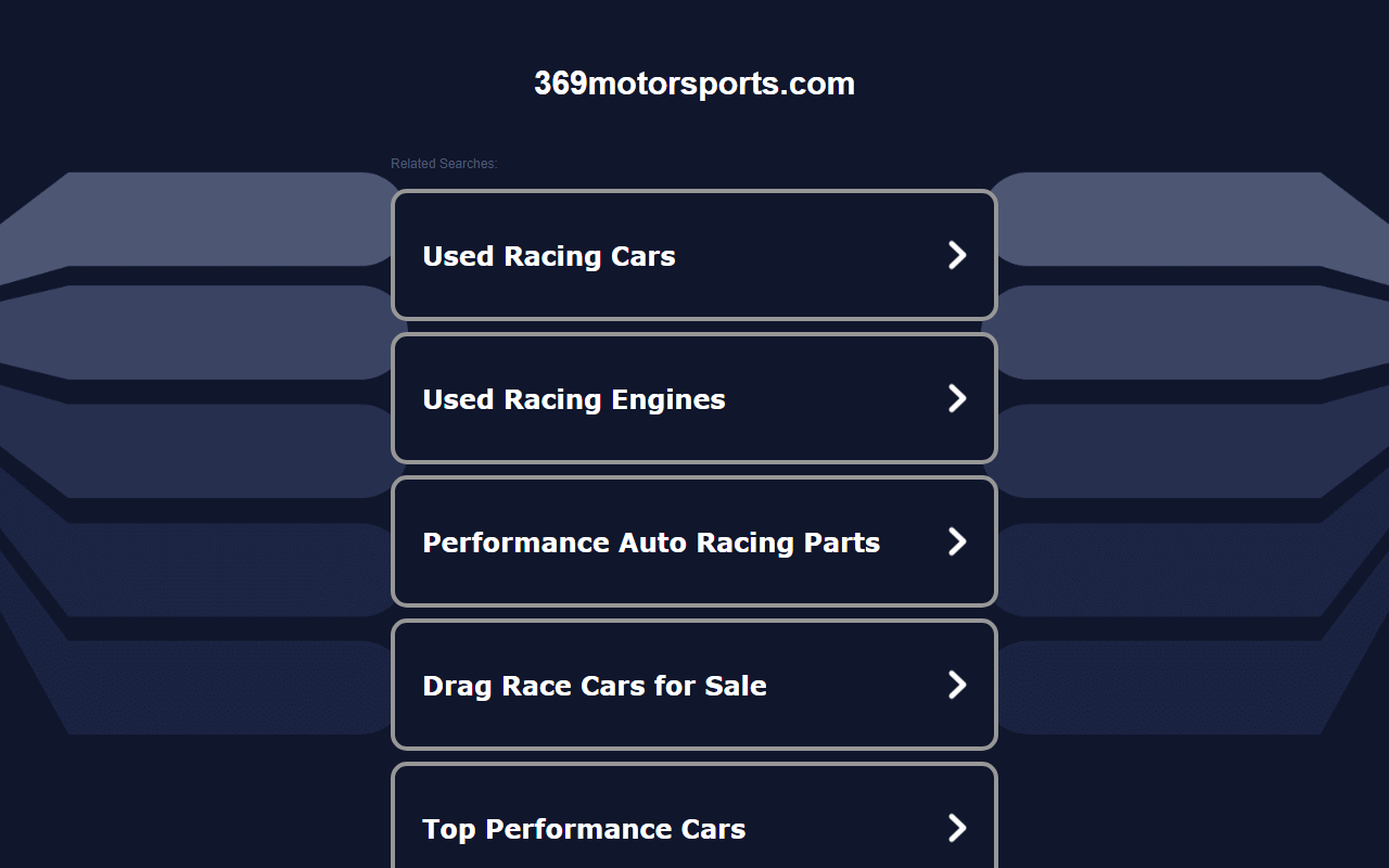 369motorsports.com screenshot