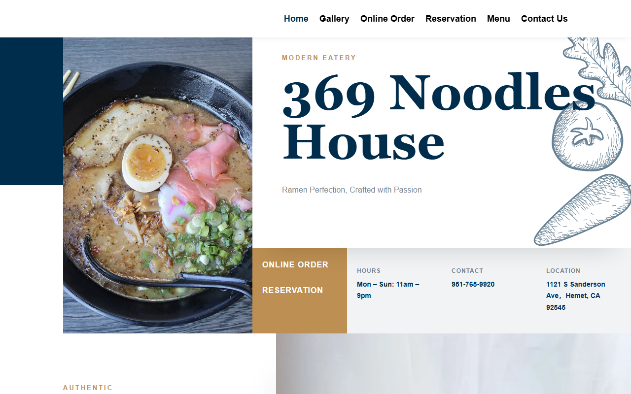 369noodles.com screenshot
