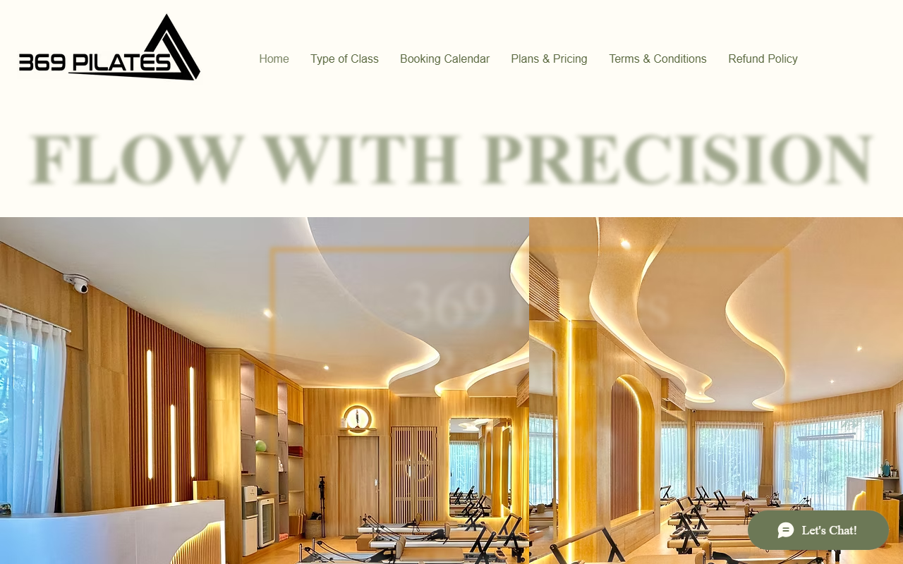 369pilatesbali.com screenshot