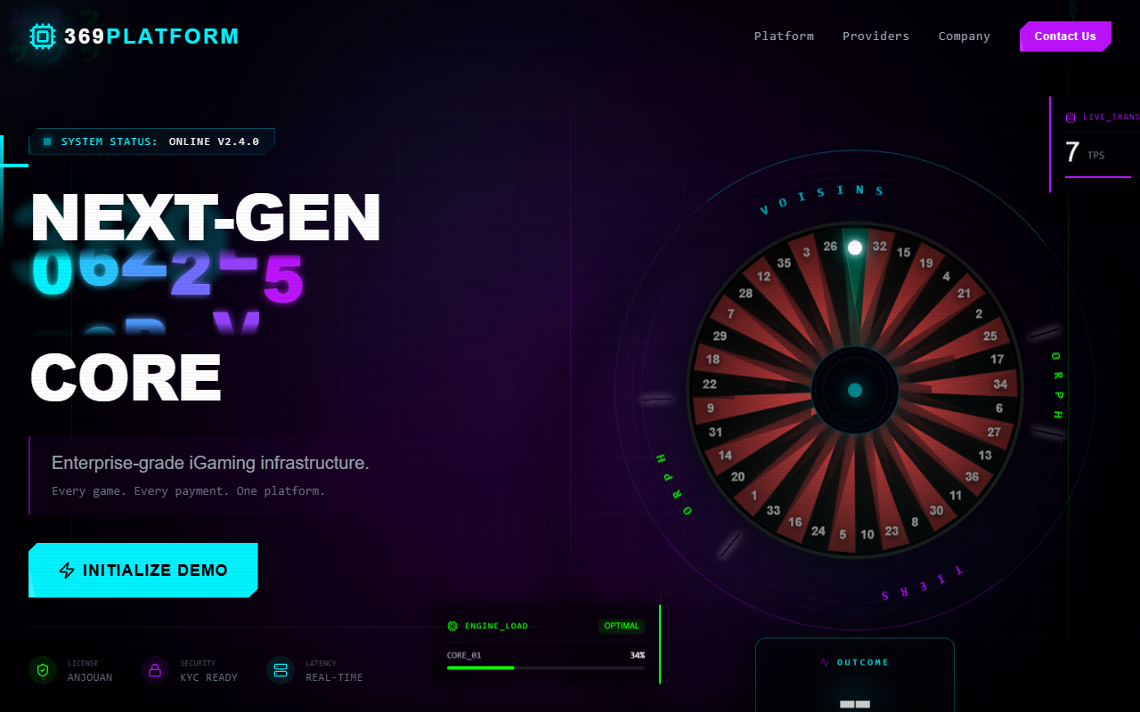 369platform.com screenshot