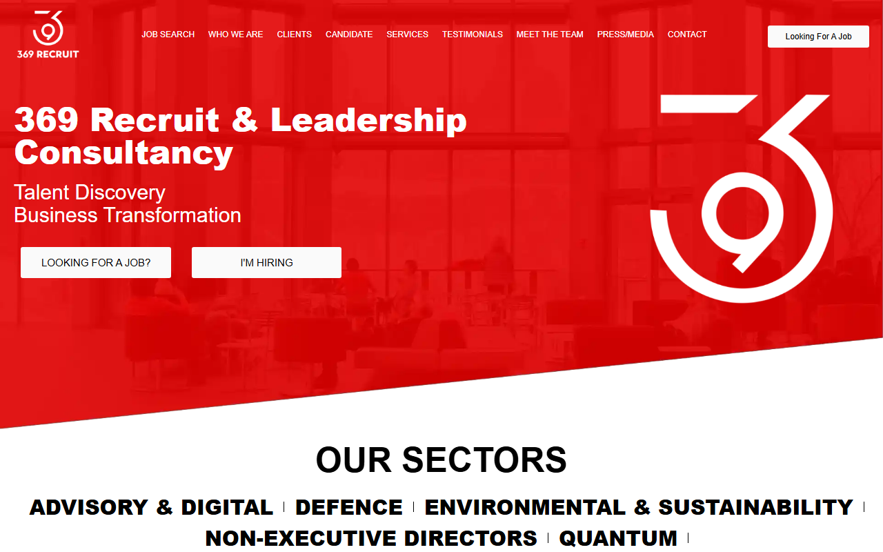 369recruit.com screenshot