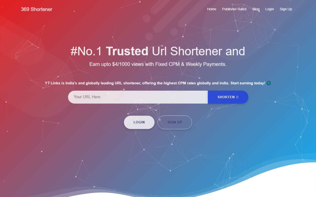 369shortener.com screenshot