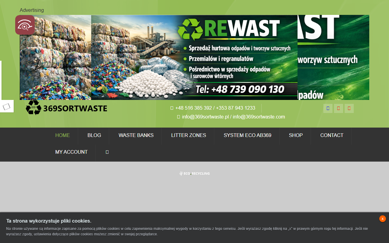 369sortwaste.com screenshot