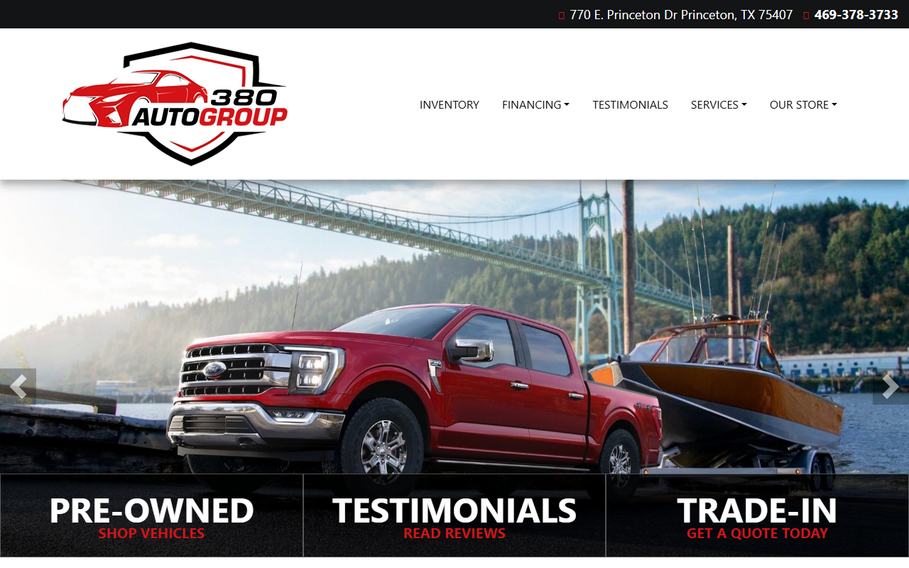 380autogroup.com screenshot