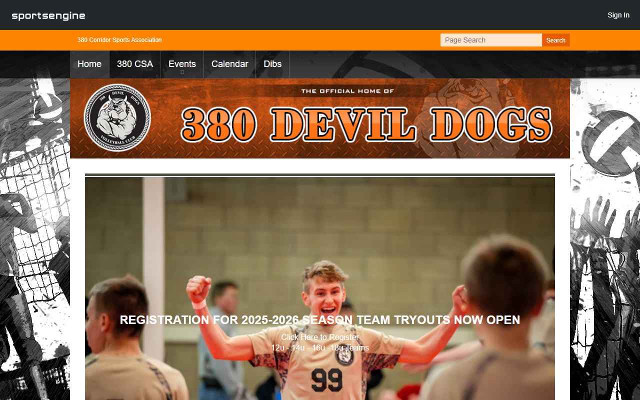 380devildogs.com screenshot
