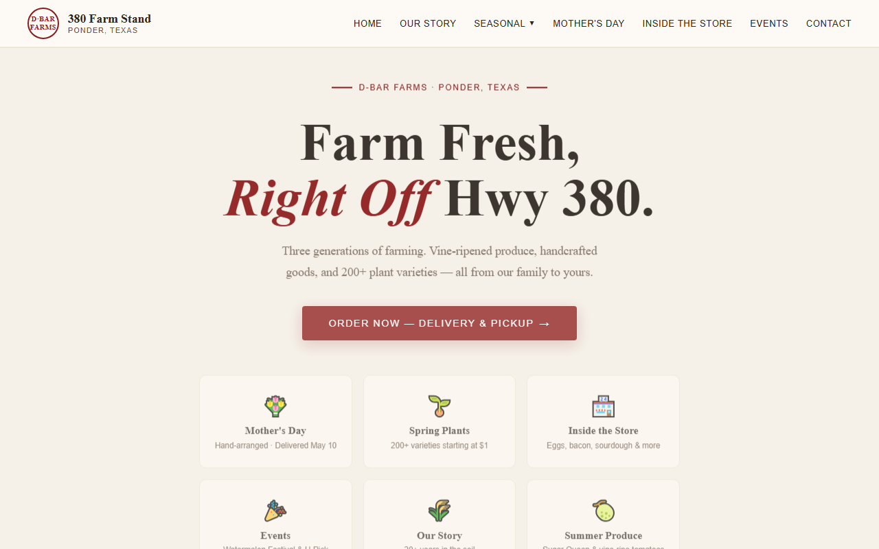380farmstand.com screenshot