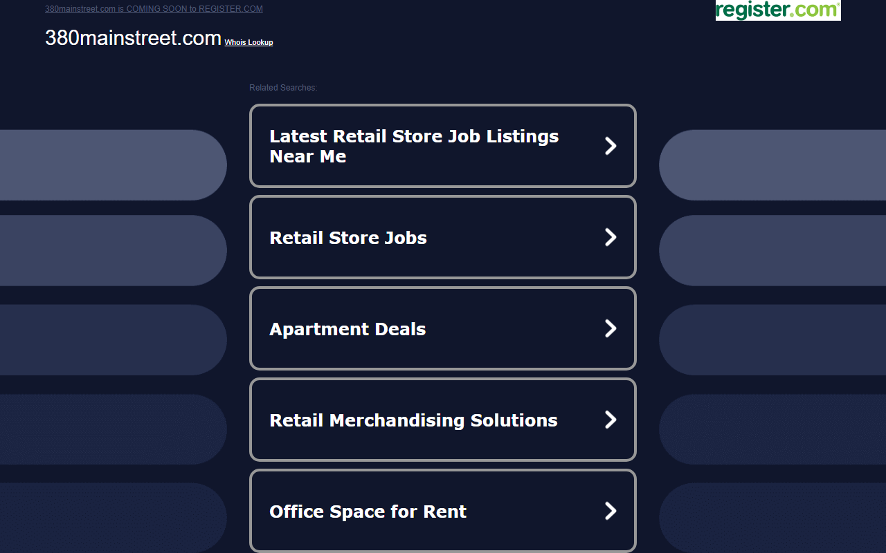 380mainstreet.com screenshot