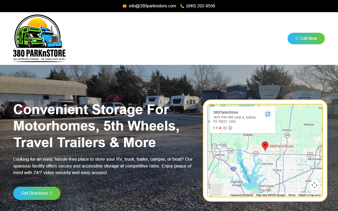 380parknstore.com screenshot