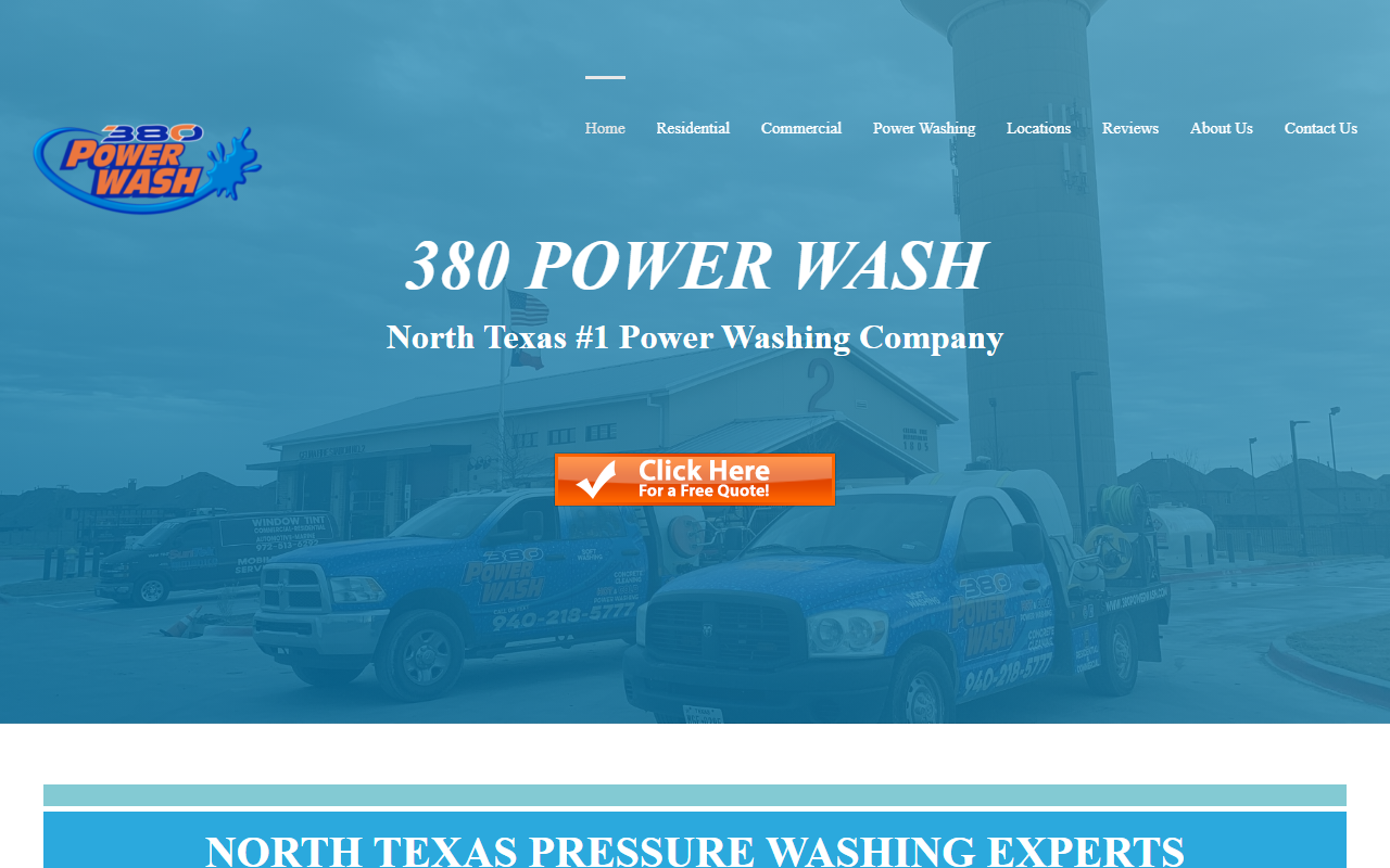 380powerwash.com screenshot