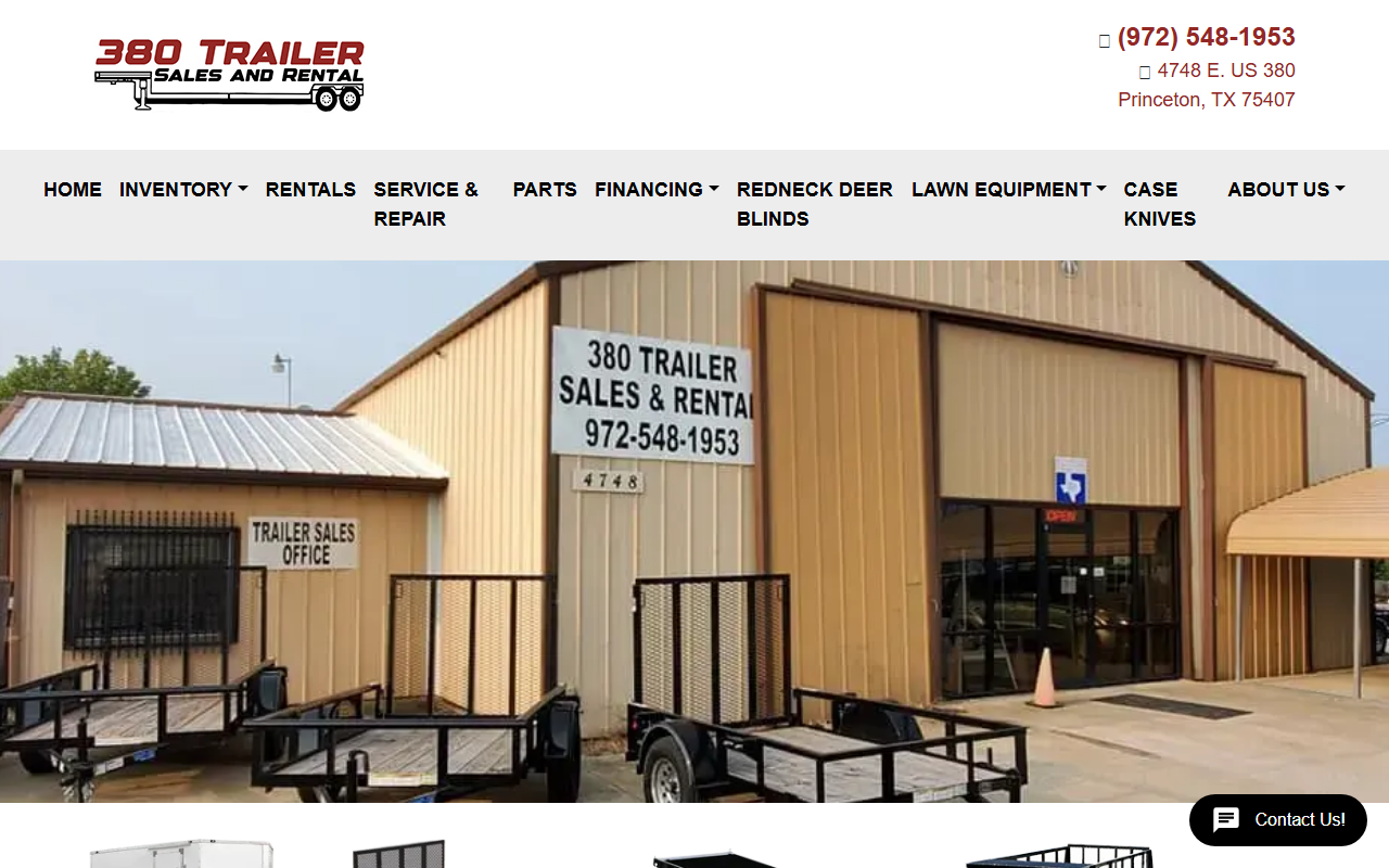 380trailers.com screenshot