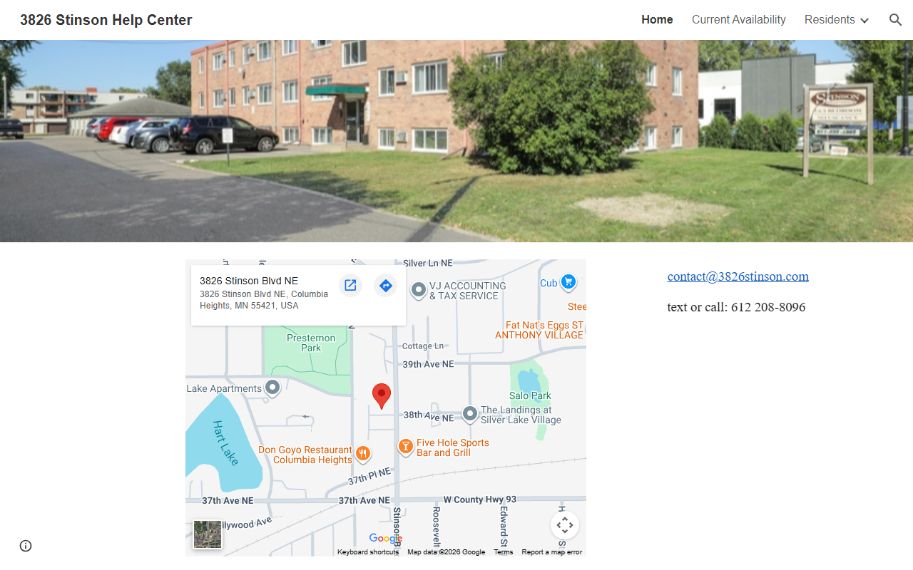 3826stinson.com screenshot