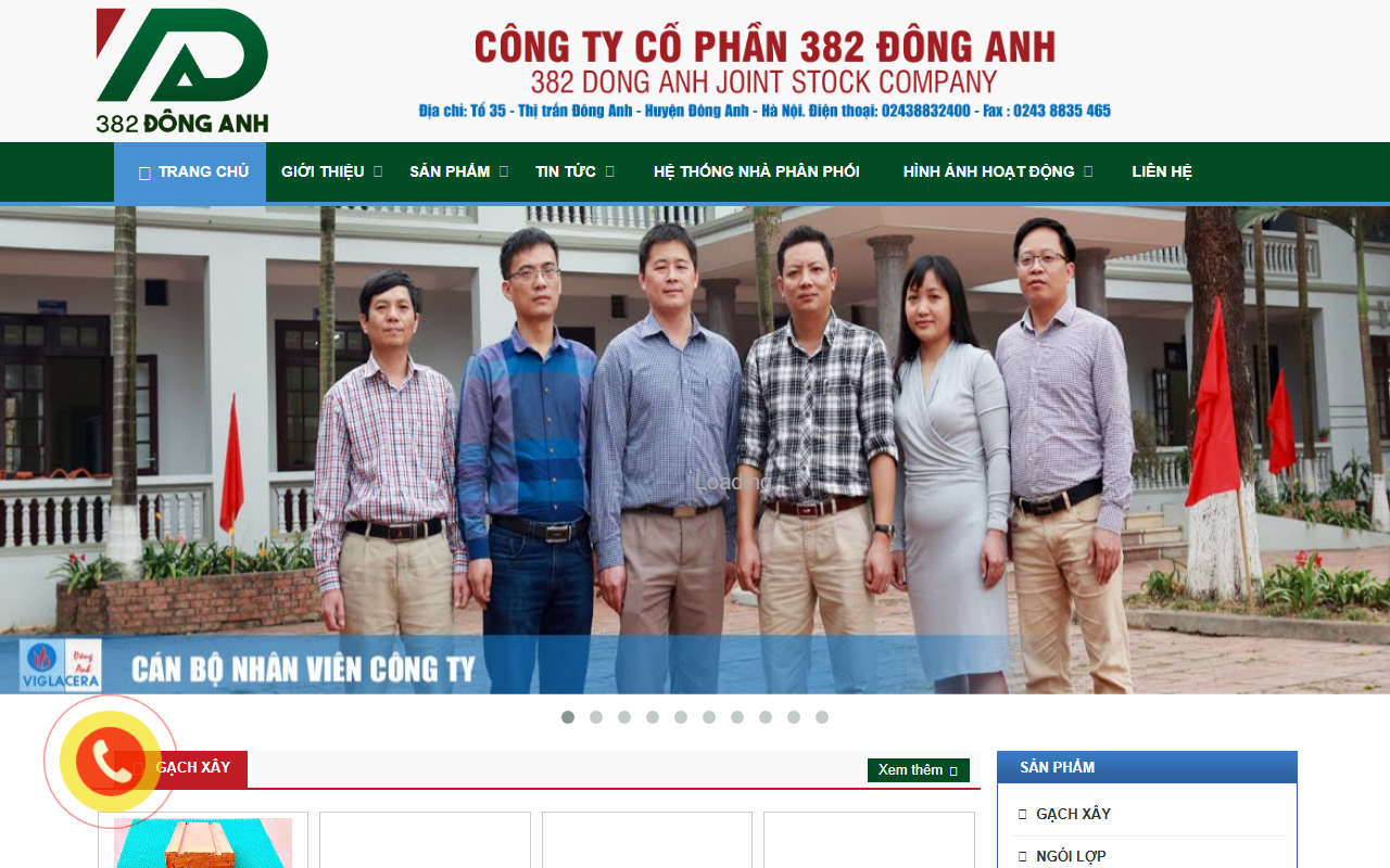 382donganh.com screenshot